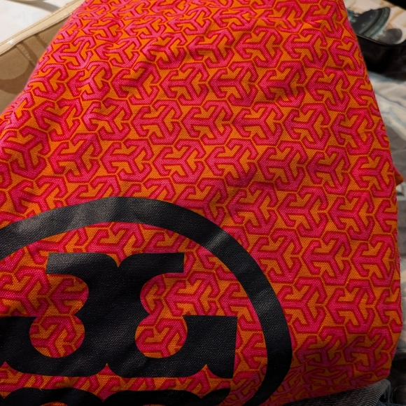 Tory Burch Other - Tory Burch Pink and Orange Large Dust Bag